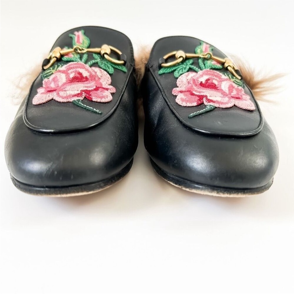 Gucci Loafer Mule Princetown with Fur - Picture 4 of 13